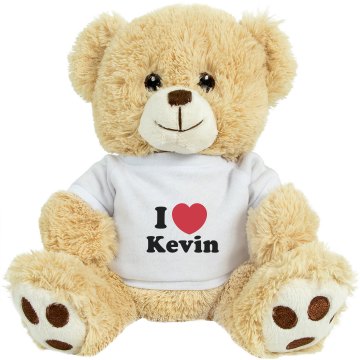 I Heart My Hero Medium Plush Teddy Bear