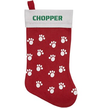 Chopper Personalized Pet Stocking