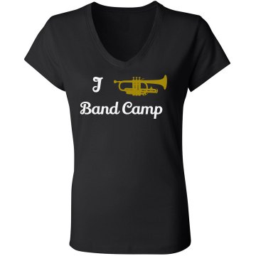 Music Stars Junior Fit Bella Sheer Longer Length Rib V-Neck Tee 