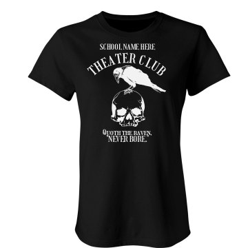 North Highschool Theatre Junior Fit Bella Crewneck Jersey Tee
