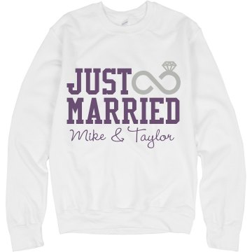 Just Married Flag One-Sided Driver Side Car Flag