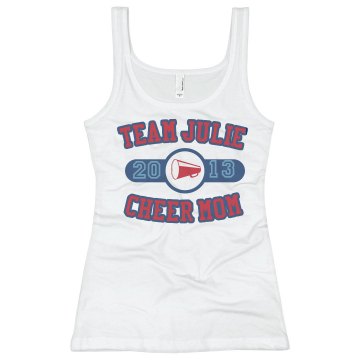 Team Julie Tank Junior Fit Basic Bella 2x1 Rib Tank Top