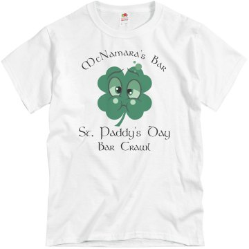 St Patrick's Crawl Unisex Basic Gildan Heavy Cotton Crew Neck Tee