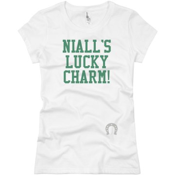 Niall's Lucky Charm Junior Fit Basic Bella Favorite Tee