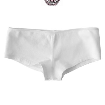 At Your Own Risk w/ Back Bella White Basic Hotshort