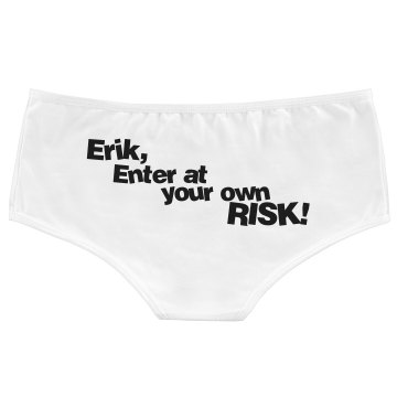 At Your Own Risk w/ Back Bella White Basic Hotshort