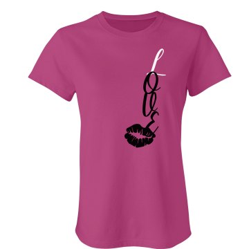 Love Junior Fit Bella Sheer Longer Length Rib Tee