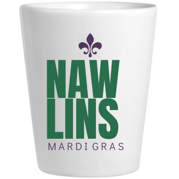 Nawlins Shot Ceramic Shotglass
