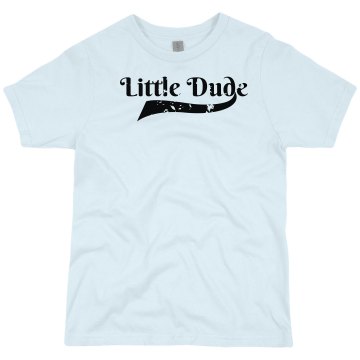 Little Dude Tee Youth Basic Gildan Heavy Cotton Crew Neck Tee