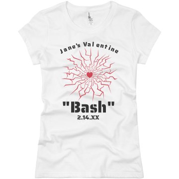 Valentine "Bash" Junior Fit Basic Bella Favorite Tee