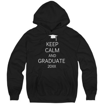 Keep Calm and Graduate Unisex Gildan Heavy Blend Hoodie