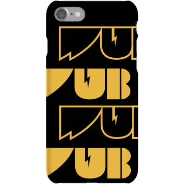 Wub Dub Dubstep Plastic iPhone 5 Case Black