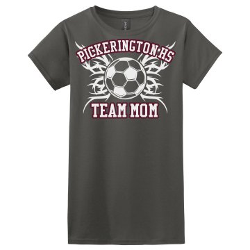 Pickerington Team Mom Misses Relaxed Fit Gildan Ultra Cotton Tee