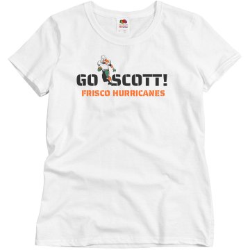 Go Scott! Misses Relaxed Fit Basic Gildan Ultra Cotton Tee