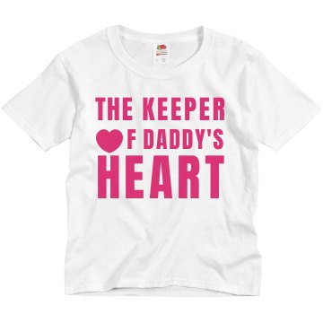 Daddy's Little Girl Youth Bella Girl Sheer 2-in-1 Baby Jersey Tee