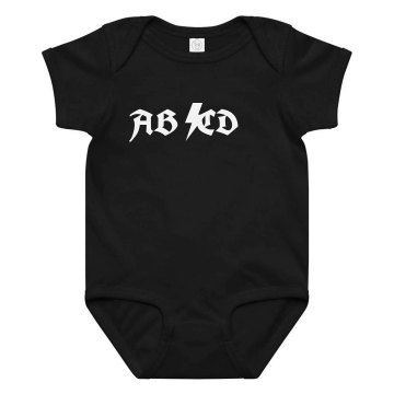 Rocker Infant Tee Infant Rabbit Skins Lap Shoulder Creeper