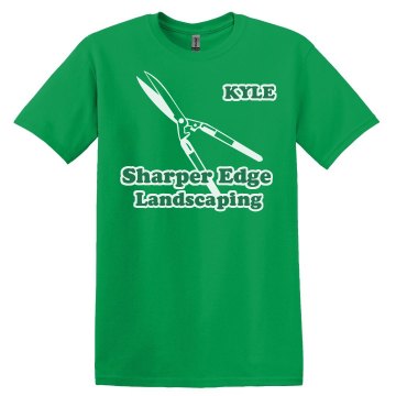 Landscaping Crew Name Unisex Gildan Heavy Cotton Crew Neck Tee