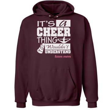 It's A Cheer Thing Mom Unisex Hanes Ultimate Cotton Heavyweight Hoodie