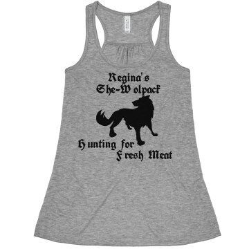 Regina's Wolfpack Misses Bella Flowy Boxy Lightweight Crop Tank