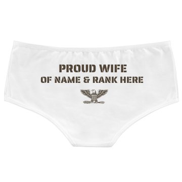 Army Wife Hot Shorts Bella White Basic Hotshort