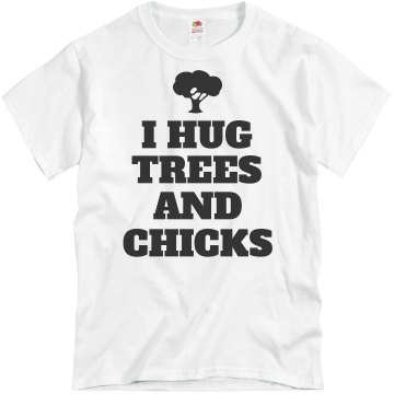 I'm a Tree Hugger Unisex Basic Gildan Heavy Cotton Crew Neck Tee