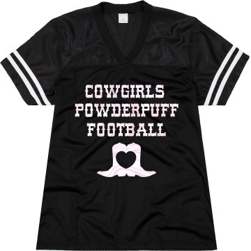 Cowgirls Powderpuff Junior Fit Soffe Mesh Football Jersey