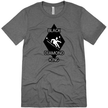 Black Diamond Skiing Unisex Canvas Triblend Tee