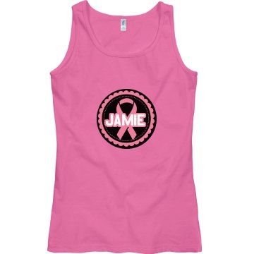 Custom Ribbon Camo Tee Misses Relaxed Fit Code V Jersey Pink Camo Tee