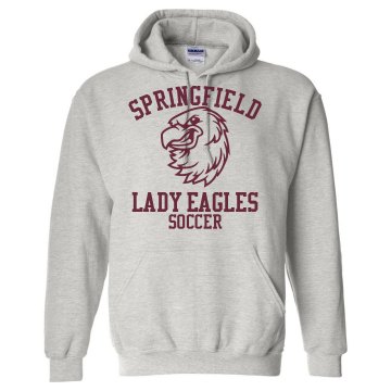 Lady Eagles Soccer Unisex Hanes Ultimate Cotton Heavyweight Hoodie