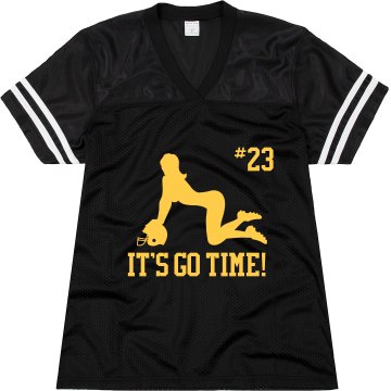 Football Go Time Girl Junior Fit Augusta Replica Football Jersey