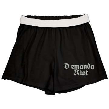 Girl Traction w/ Back Junior Fit Soffe Cheer Shorts