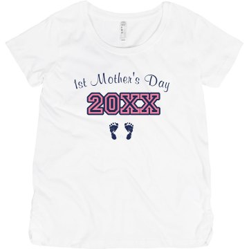 1st Mother's Day Maternity LA T Sportswear Tee