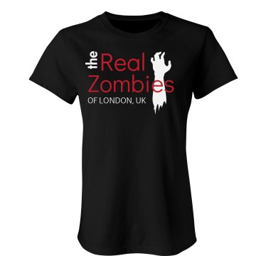 The Real Zombies Junior Fit Bella Sheer Longer Length Rib Tee