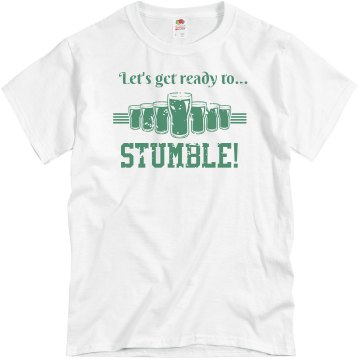 Get Ready To Stumble Unisex Basic Gildan Heavy Cotton Crew Neck Tee
