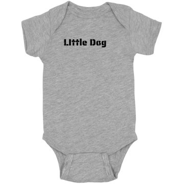 Little Dog Tee Infant Rabbit Skins Lap Shoulder Creeper