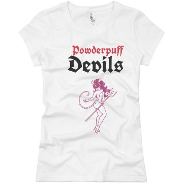 Powderpuff Devils Junior Fit Basic Bella Favorite Tee