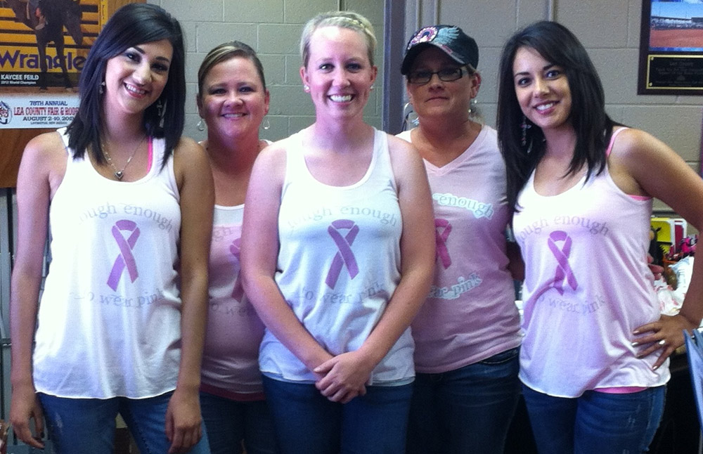 Breast Cancer Pink Ribbon Tank Tops
